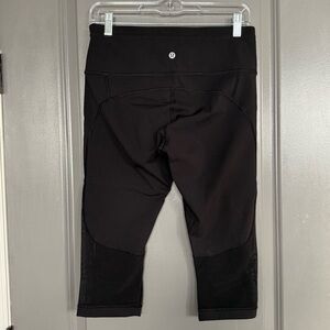 Lululemon Gear Up Mesh Crop Leggings Size 8